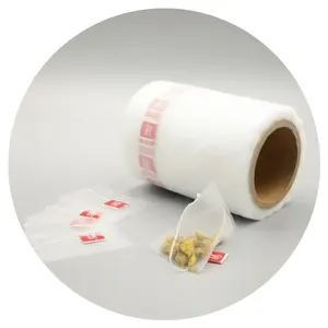 Bustina di tè in plastica senza tessuto non tessuto rotolo bustina di tè speciale in fibra di mais sacchetto filtro degradabile rotolo di carta da filtro