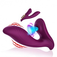 Vente en gros masseur de point G à succion clitoridienne 10 modes de vibration machine de stimulation électrique rechargeable vibrateur de couple féminin