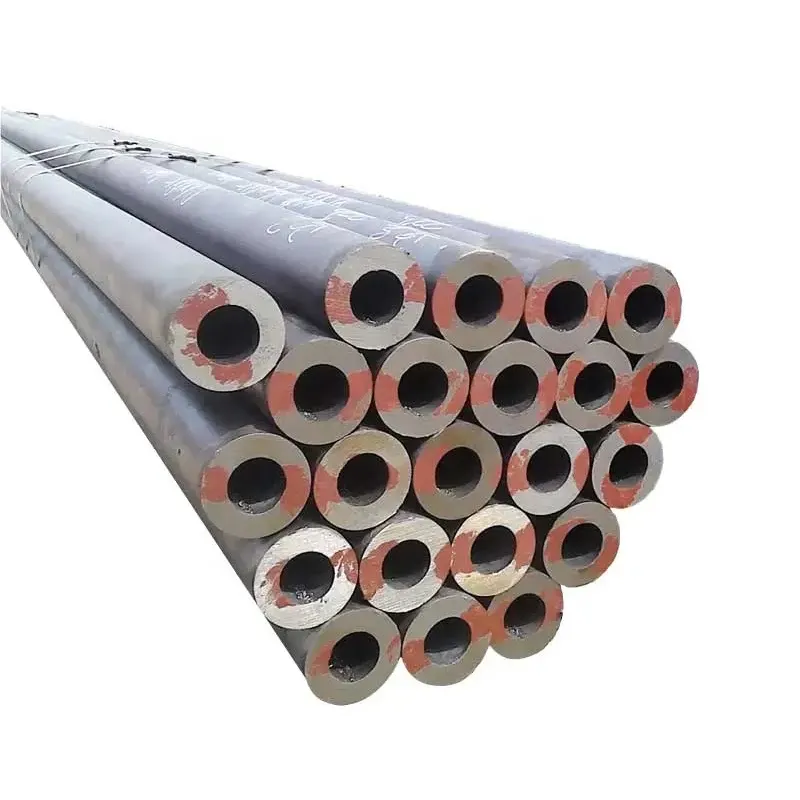 Tubulação de aço carbono ASTM A35 SA106 API 5L A53 Q345 Q235 sch40 sch160 Tubulação de aço sem costura liga
