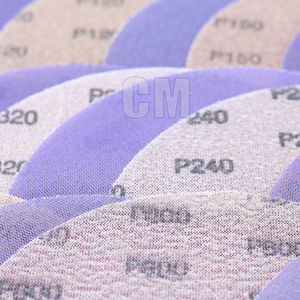 Papier de verre en céramique violette Premium 5 "6" 9 "-Extraction rapide de la poussière, durabilité longue durée MIRKA <span class=keywords><strong>Abranet</strong></span> 3M310W 3M710W - Product Image 4