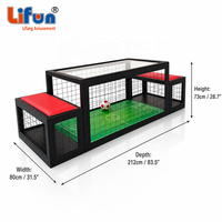 Jeu de football de table interactif LIFUN, jeu de subsoccer pour compétition en intérieur, pour parcs d'attractions et événements commerciaux