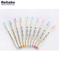 Fineliner — ensemble de stylos marqueurs de couleur, brosse douce, pour Art, bricolage, calligraphie, dessin, pointe en feutre