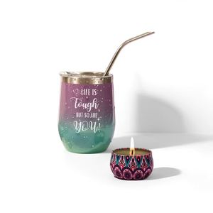 Set de Regalo Personalizable para Boda o Spa, Botella de Agua Deportiva de Acero Inoxidable de 12oz, Accesorio Único para Baño, Regalo para Novia - Product Image 5