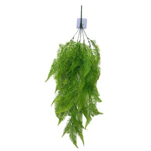 Zhongfa Technology Artificial Asparagus Fern <b>Wall</b> Hanging Plastic Rattan Greenery <b>Decorative</b> Bouquet Strip For Indoor Outdoor - Product Image 5