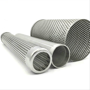 Tùy chỉnh kích thước 3mm lỗ 5 Pitch đục Titan/Thép không gỉ ống lọc cho dầu - Product Image 5