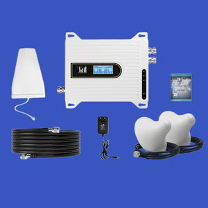 <span class=keywords><strong>Amplificador</strong></span> <span class=keywords><strong>de</strong></span> Señal Tri Banda 2G 3G 4G 5G LTE GSM 900/1800/2100MHz, Repetidor <span class=keywords><strong>de</strong></span> Señal Celular, <span class=keywords><strong>Antena</strong></span> <span class=keywords><strong>para</strong></span> Internet en Casa - Product Image 1