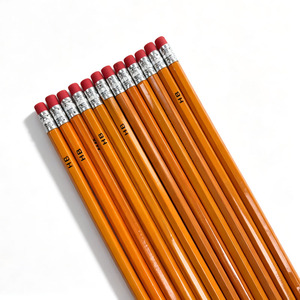 ดินสอไม้สีเหลือง HB ขนาด 7 นิ้ว คุณภาพดีที่สุด ขายดีในตลาดไนจีเรีย พร้อมยางลบสีแดงที่ปลาย  รับผลิตตามสั่งขายส่ง - Product Image 3