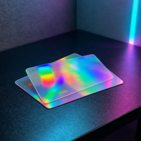 Tarjeta Magnética de Membresía de PVC Impermeable Personalizada, Diseño Holográfico Láser, Acabado Mate/Brillante, Tamaño y Grosor Personalizables, Impresión