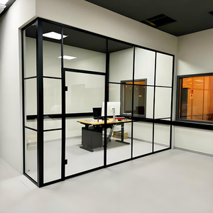 Cloison en verre pour magasin de détail, séparateur transparent pour bureau, villa, décoration, mur-rideau artistique en verre trempé double face - Product Image 4