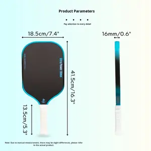 ไม้พายพิกเคิลบอลแบบพกพา <span class=keywords><strong>Joola</strong></span> Pro IV Player Edition ขนาด 16 มม. T700 คุณภาพสูง ทำจากคาร์บอนไฟเบอร์แบบรังผึ้งเคลือบด้าน - Product Image 4