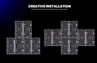 Écran LED de location P2 P3 P3.91 – Mur vidéo économique pour affichage publicitaire intérieur/extérieur et scène