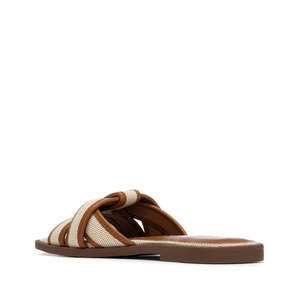 Xti Women's <b>Flat</b> Sandals Leather 38 Low Heel 2 Cm Slide Style - Product Image 3