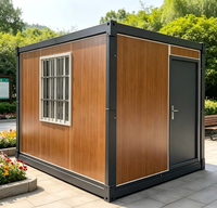 Maison préfabriquée pliable en conteneur, panneaux sandwich en acier galvanisé, cabine portable et mobile pour bureau, magasin de proximité, entrepôt