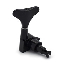 4 chevilles de réglage scellées pour guitare basse électrique Têtes de machine Clés de réglage/Boutons Pièces de guitare Noir/Or/Chrome