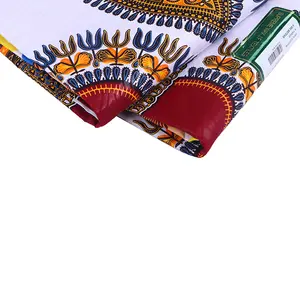 Pakaian Nasional Afrika Pencetakan Geometris Batik Katun Kain Lilin Pencetakan Dua Sisi