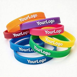 Bracelet en silicone personnalisé avec logo professionnel, bracelet en caoutchouc de silicone en gros, impression sur bracelet en silicone, bracelet de poignet en silicone sur mesure - Product Image 1