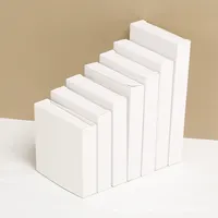 Boîte blanche, boîte en carton blanc, petite boîte en papier blanche, boîte universelle en carton blanc, boîte à double insertion, boîte en gros