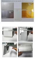 Feuilles d'aluminium vierges pour cartes de visite 0,22 mm, gravure laser, sublimation, impression par transfert thermique