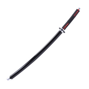 Spada in Legno di Kamado Tanjirou Disponibile, <span class=keywords><strong>Cosplay</strong></span> di Demon Slayer Kimetsu No Yaiba in Bambù a Basso Costo - Product Image 3