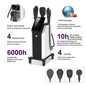 Appareil de thérapie amincissante EMS vertical, stimulation musculaire, remodelage corporel, dégradation des graisses, élimination de la cellulite avec haute fréquence - Product Image 6