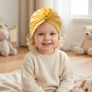 Vier Jahreszeiten Unisex Baby Mütze Dicke Baumwolle Individuelles Logo Wärmend Innen/Außen Vollmond Neugeborenen Hut - Product Image 3