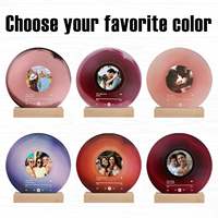 Caja de Música Personalizada de Vinilo Acrílico con Altavoz para Decoración de Hogar u Oficina, Idea de Regalo con Nombre Personalizado