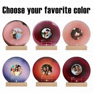 Caja de Música Personalizada de Vinilo Acrílico con Altavoz para Decoración de Hogar u Oficina, Idea de Regalo con Nombre Personalizado - Product Image 2