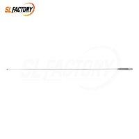 Antenne chromée durable pour moto, accessoires décoratifs, avec audio, confort et navigation, compatible avec Honda Goldwing GL1800 2001-2017