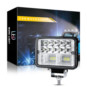 DXZ Barre lumineuse LED carrée de 4 pouces 78W Lampe de conduite de <span class=keywords><strong>voiture</strong></span> pour voitures Tracteur routier Bateau 4x4 ATV Spot Beam LED Worklight pour camions Nouveau - Product Image 1