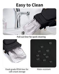 Free sample Custom Factory <b>Dog</b> <b>Treat</b> Bag Drawstring Closure <b>Pouch</b> Include Carabiner Hook Reflective Belt <b>Training</b> <b>Treats</b> <b>Pouch</b> - Product Image 5