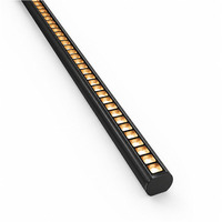 Barre lumineuse LED à lentille optique haute puissance, en alliage d'aluminium rigide, adaptée au bureau et aux restaurants