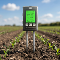 Household Portable Soil pH Tester Digital Plant Moisture Meter Ph/ Humidity/Fertility/Moisture Meter Soil Sensor 6 in 1