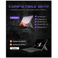 Étui pour tablette Moko robuste et antichoc pour Microsoft Surface Pro 7/ 7 +/6/5/4/X12.3
