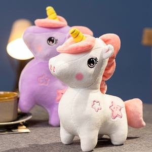 Peluche licorne douce kawaii personnalisable, jouet apaisant pour dormir, décoration de <span class=keywords><strong>chambre</strong></span> d'enfant, jouet en peluche, animaux en peluche - Product Image 4