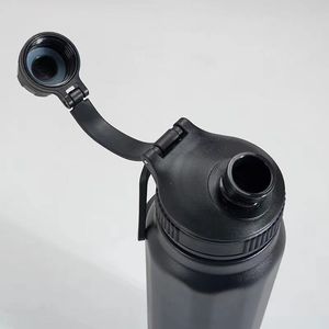 Thermos sport en acier inoxydable de 750 ml avec poignée, isolation thermique de 12 à 24 heures, portable, pour le camping en plein air, grand format - Product Image 3