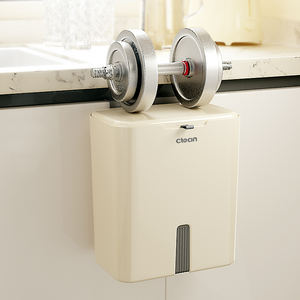 Cubo de <span class=keywords><strong>basura</strong></span> retráctil para cocina al por mayor, clasificación montada en la pared, cubo de <span class=keywords><strong>basura</strong></span> plegable para baño, suministros para el hogar - Product Image 2