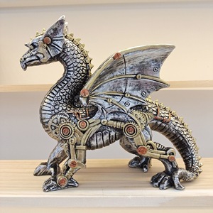 Resina mecánica Animal estatua diseño Industrial Steampunk decoración creativa - Product Image 3