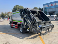Camion poubelle à compression 4*2, véhicule de transport de déchets
