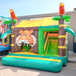Nuevo Castillo Inflable <span class=keywords><strong>con</strong></span> Tobogán, Temática de <span class=keywords><strong>Playa</strong></span> Oceánica, Inflable para Fiestas, Parque Infantil, Combo de Brincolines, Castillo Inflable para <span class=keywords><strong>Alquiler</strong></span> - Product Image 2