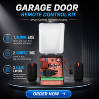 Récepteur de portail multi-codes EV1527 HSC301 avec télécommande sans fil pour ouvre-porte de volet roulant et barrière de porte sectionnelle