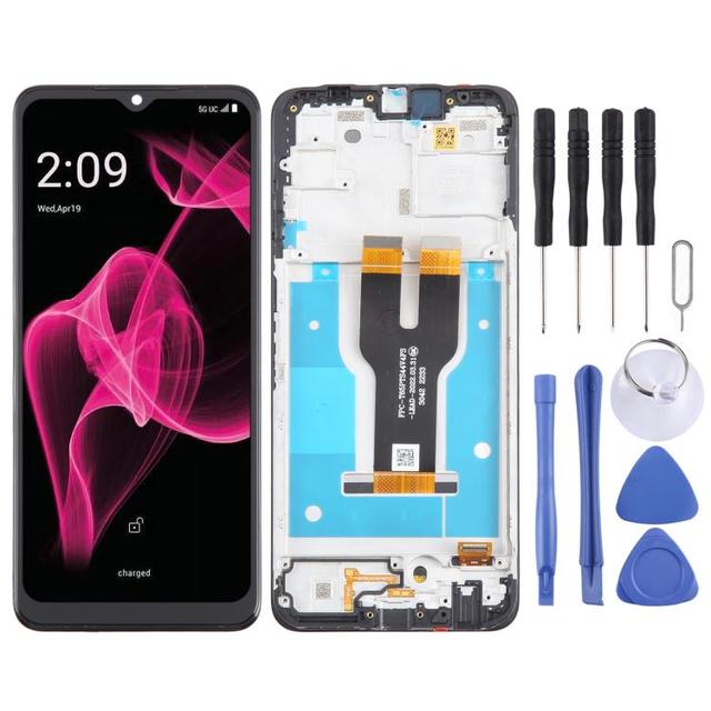 High Discount for T-Mobile REVVL 6X 5G 6.82 Inch Display LCD Screen Touch Panel Digitizer Full Assembly with Frame
