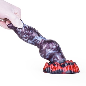 NNSX Dog Knot Silicone <b>Dildo</b> With Suction Cup Fantasy Animal Penis Cock Sexy Toys for Woman and Man Masturbation Anal Plug - Product Image 4