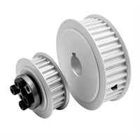 Manchon de tension sans clé S5M 25T, poulie de courroie synchrone, alésage personnalisé 8-14mm, largeur de courroie 9mm 10mm 15mm pour équipement d'automatisation