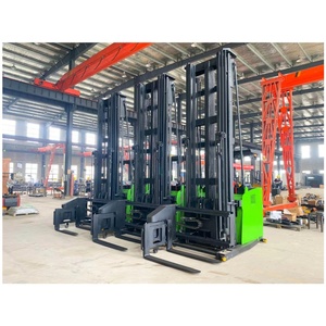 Transpalette Électrique 3 Voies pour Allées Étroites, Capacité 1,5 Tonne, avec Plateforme de Levage pour Personnel - Product Image 1