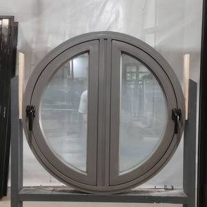 Ventana Redonda de Aluminio Blanca, Ventana de Doble Vidrio - Product Image 3