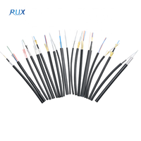 1 2 4 6 8 12 24 48 96 144 Cable de caída para exteriores GYXTW ADSS Cables de caída de comunicación de fibra óptica FTTH de modo único