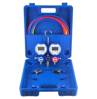 Outils de réfrigération précision numérique Double jauge précise jauge de collecteur VDG-2-S1 1/2 jauge de pression électronique fluoromètre