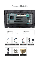 Radio mobil untuk Kia Cadenza 9/10 inci, Android 10 8core 4 + 64GB IPS DSP sistem Multimedia mobil untuk 2din GPS Android layar sentuh