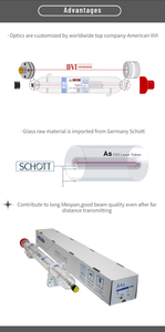최고 제조업체 용리 A4s CO2 레이저 튜브 100W CO2 레이저 조각 및 절단 기계용 목공용, 재고 있음. - Product Image 4