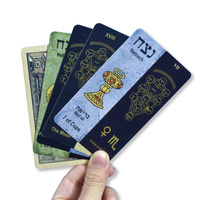 Offre Spéciale – Jeu de Cartes de Tarot Portable en Gros, Cartes Oracle Anglaises Personnalisées de Haute Qualité avec Guide, OEM